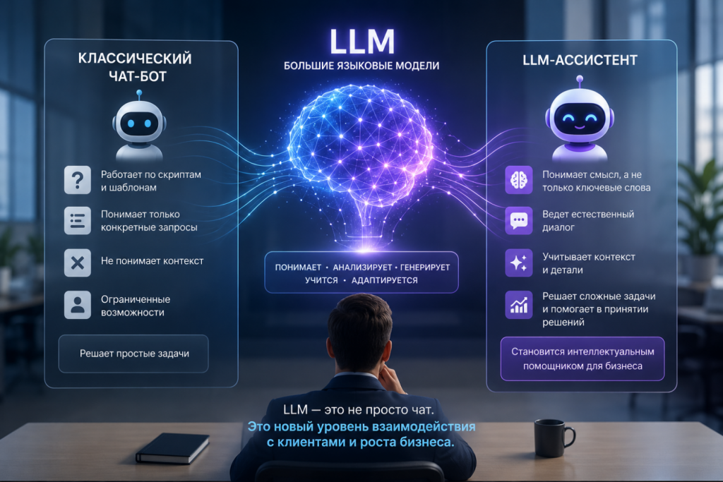 Классический чат-бот или LLM-ассистент?